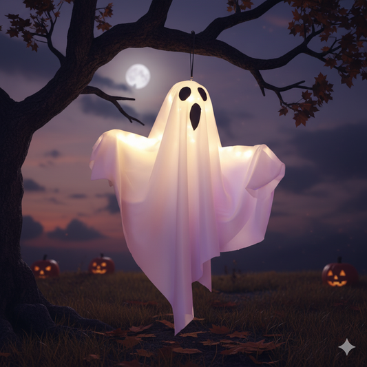 Duszek - Dekoracja Na Halloween W Stylu Ducha Z Lampą